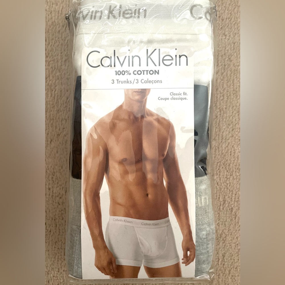 Calvin Klein 3-Pack Cotton Trunks